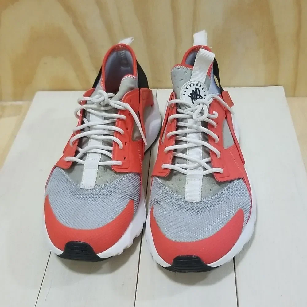 Nike Air Huarache Run Ultra  Max Orange Wolf Grey DS Mens Sz 7 1/2,Wmn's Sz 9